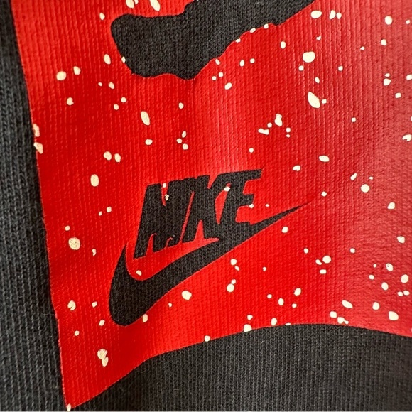 Vintage Nike Air Jordan  Flight Sweatshirt Adult XXL Black Red - Picture 4 of 12